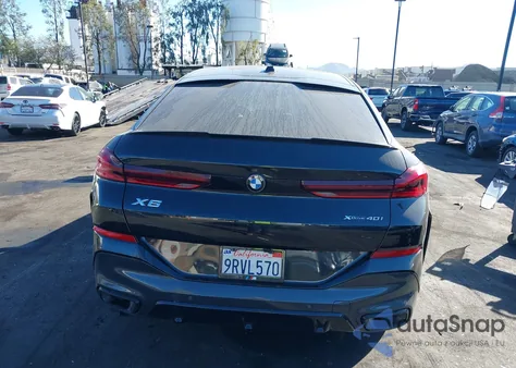 2025 BMW X6 xDrive40I from USA, damaged, VIN 5UX33EX0XS9Y40842